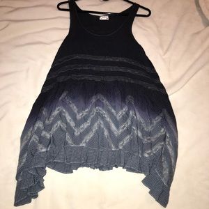 Voile and Lace Trapeze Slip Ombre Ombré Custom Dye